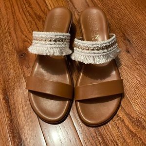 Fringe sandals